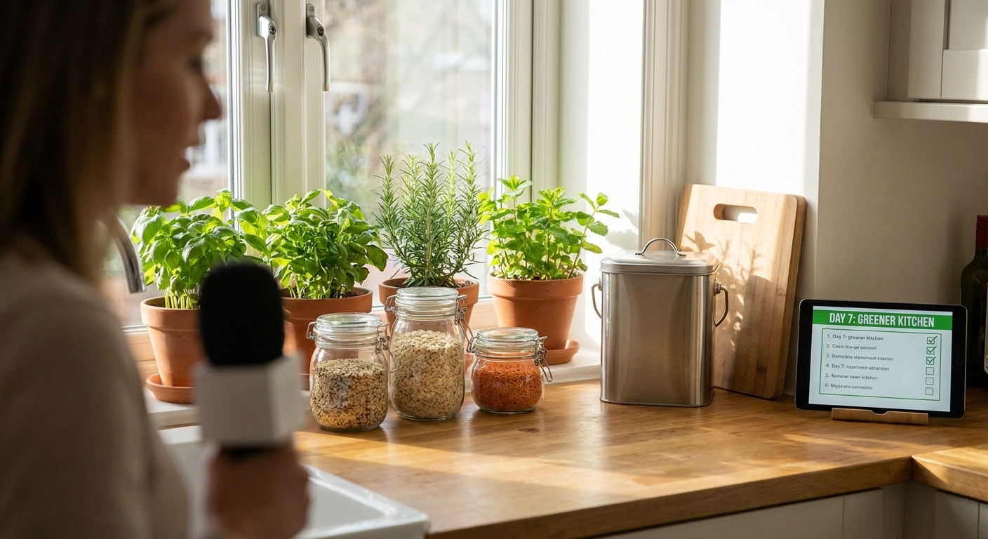 Low-Effort, High-Impact: A 30-Day Roadmap to a Greener Kitchen You’ll Actually Keep Using